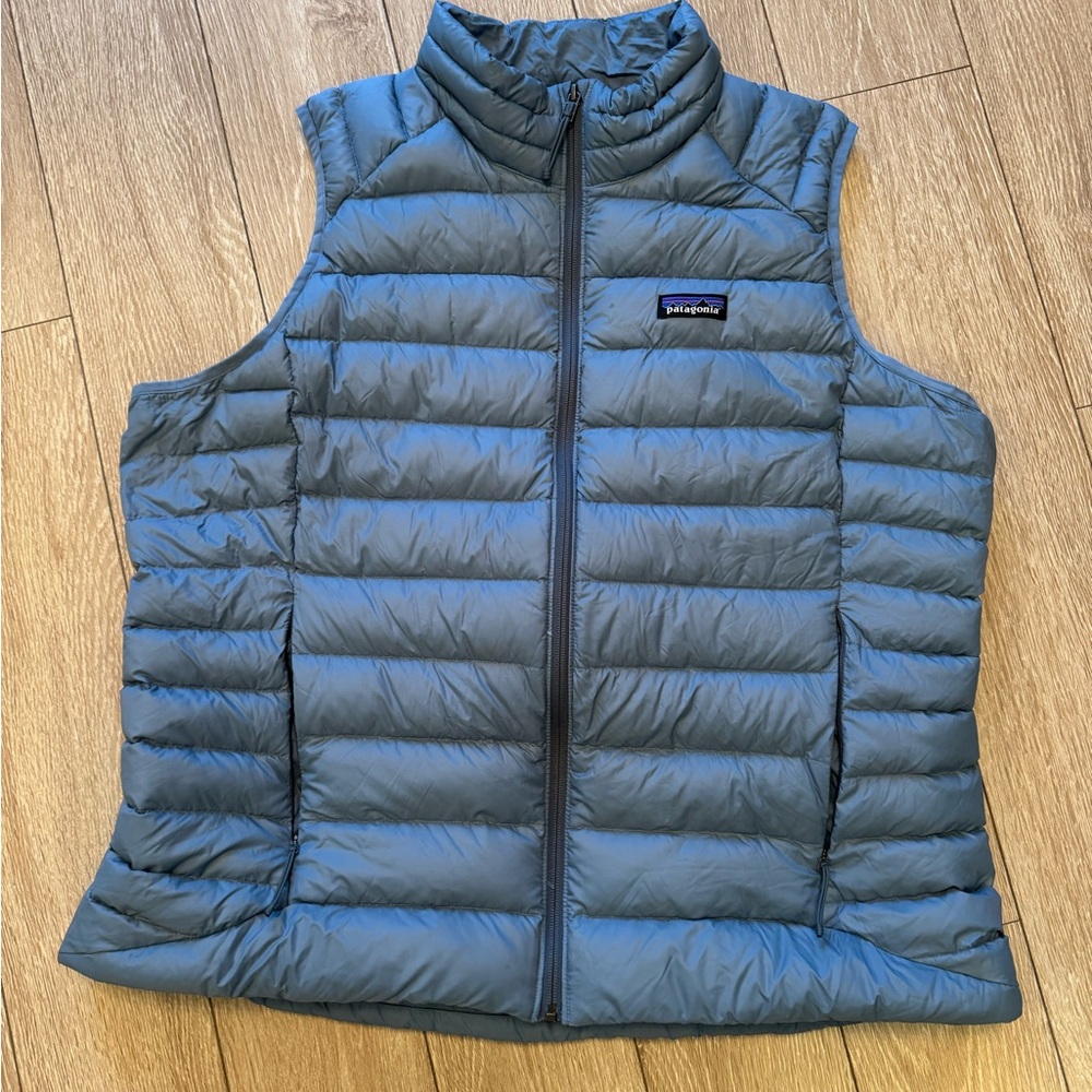 Patagonia Blue Puffer Vest